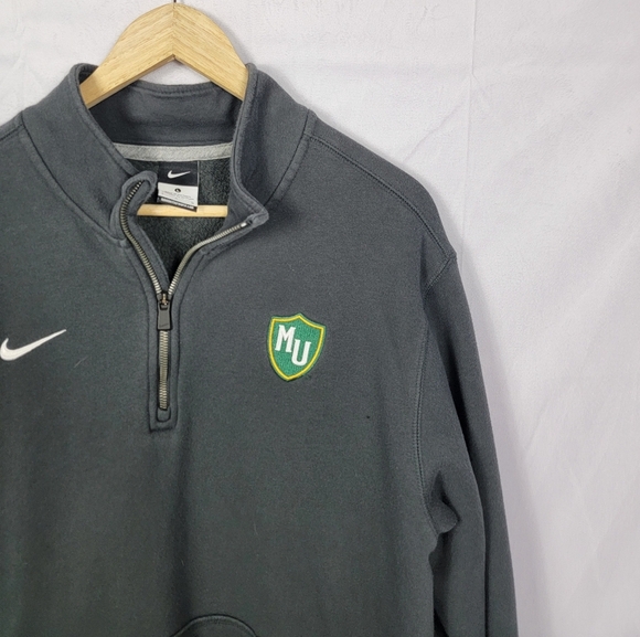 Men's Large Nike Methodist University Quarter-Zip Sweatshirt - Picture 3 of 5